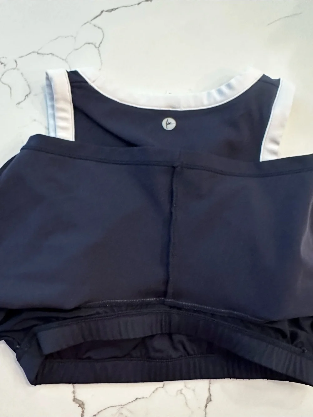 90 Degree by Reflex Matching Athleisure Set Small Skort & Built-In Bra Tank